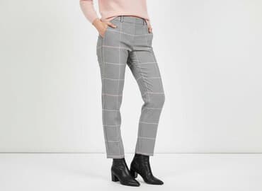 marynarka w kratę mohito: Mohito, Material trousers for women, size 2XS — 7