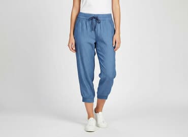 sukienka z denimu: ONLY, Spodnie 3/4 damskie, rozmiar S — 7