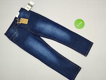 bluza next: Spodnie jeansowe, Y.F.K., 9 lat, 128/134, stan - Idealny — 2