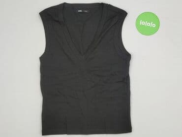 monnari czarne bluzki: Sinsay, Top damski, rozmiar L — 2