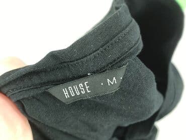 czarne t shirty w serek damskie: House, T-shirt damski, rozmiar M — 4