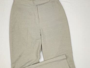 srebrne legginsy: Material trousers for women, size S (EU 36) — 1
