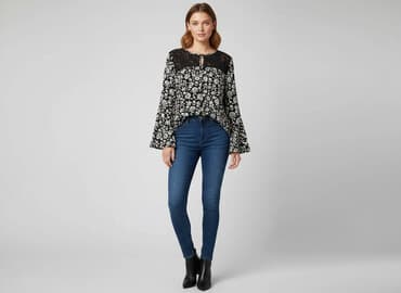 bluzka w kwiaty new yorker: Yessica, Bluzka damska, rozmiar M — 6