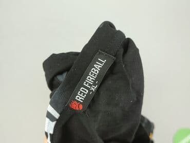 koszulka w czarno zolte paski: Red, Koszulka dla mężczyzn, XL — 4