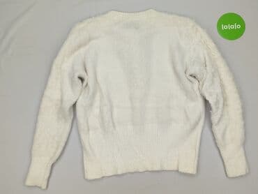 sweter z dużymi oczkami: Sweter damski, One size — 3