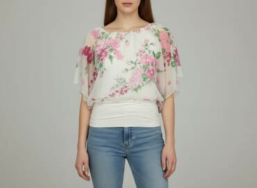 bluzki z nadrukiem damskie allegro: Bluzka damska, rozmiar One size — 1