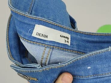 czarne krótkie spodenki sinsay: Sinsay, Szorty damskie, rozmiar XS — 4