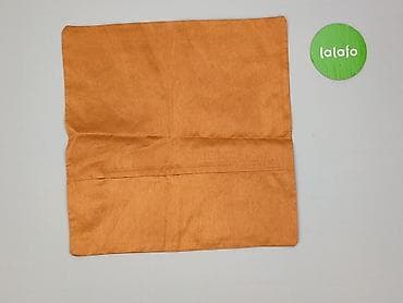 used stuff: Poszewka dekoracyjna na poduszkę – kolor rdzawo‑pomarańczowy - — 3
