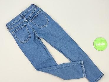 peacocks sweter: Spodnie jeansowe, H&M, 8 lat, 128, stan - Bardzo dobry — 3