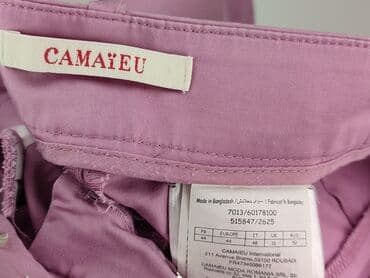 Women: CAMAIEU, Material trousers for women, size 2XL (EU 44) — 4