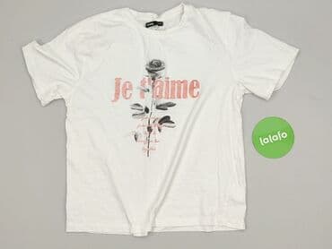 bluzki oversize plus size: Sinsay, T-shirt damski, rozmiar M — 2