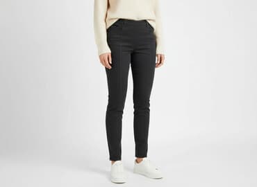 hm spodnie zimowe: H&M, Spodnie materiałowe damskie, rozmiar M — 7