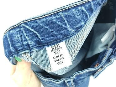 dresy biodrowki: Spodnie jeansowe, H&M, 2-3 lat, 92/98, stan - Bardzo dobry — 4