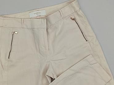 leopard jeans: Reserved, Spodnie materiałowe damskie, rozmiar M — 1