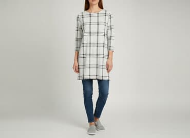 bluzki z długim rękawem i dekoltem: Women`s tunic, size L — 1