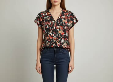 bluzki w paski z serduszkiem: Bluzka damska, rozmiar L — 5