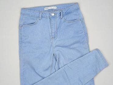 cropped jeans: Jeansy damskie, rozmiar M — 1