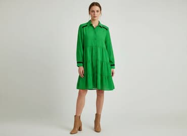 ciemnozielona sukienki: Sukienka damska, rozmiar XS — 1