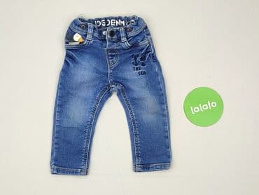 spodnie woskowane wysoki stan: Spodnie jeansowe, Baby club, 9-12 miesięcy, stan - Idealny — 2