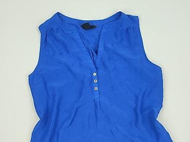 niebieska bluza h: H&M, Bluzka damska, rozmiar S — 1