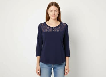 marynarka damska niebieska reserved: HDM, Bluzka damska, rozmiar S — 7