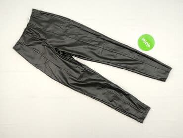 legginsy wzorzyste: Sinsay, Legginsy Ze skóry ekologicznej damskie, rozmiar 2XS — 2