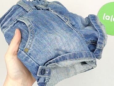 spodnie woskowane wysoki stan: Szorty, H&M, 9-12 miesięcy, stan - Bardzo dobry — 5