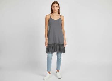 sukienka z marszczeniami na brzuchu: Sukienka damska, rozmiar S — 1