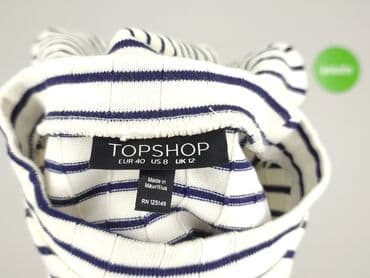 жіноча футболка m eu 38 візерунок принт колір білий: Topshop, T-shirt damski, rozmiar L — 4