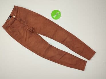 dżinsy brązowe damskie: Skinny, Jeansy damskie, rozmiar 2XS — 2