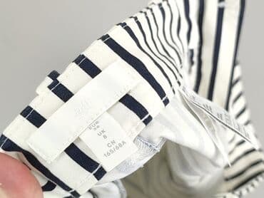 srebrny top h m: H&M, Spodnie materiałowe damskie, S — 4