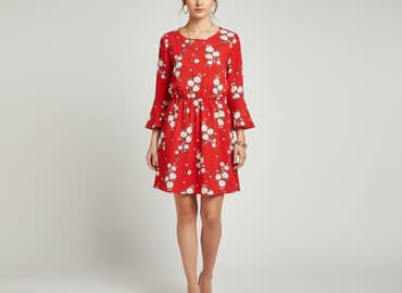 sukienka h m czerwona: H&M Divided, Sukienka damska, rozmiar S — 8