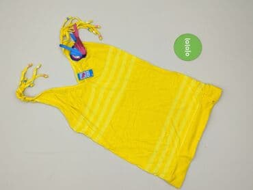 bluzka żółta w czarne paski: KISS, Top damski, rozmiar XS — 2