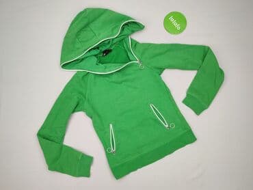 sweter w paski h: H&M, Bluza z kapturem damska, rozmiar XS — 2