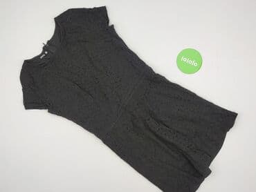 czarna sukienka z długim rękawem sinsay: Sinsay, Sukienka damska, rozmiar XL — 2