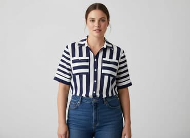 koszula w paski bershka: Koszula damska, rozmiar XL — 7