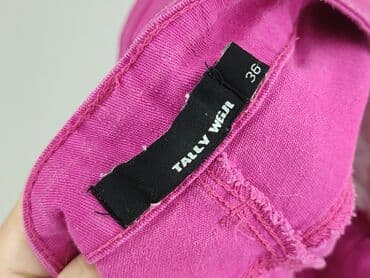 krótkie spodenki różowe: Tally Weijl, Szorty damskie, rozmiar S — 4