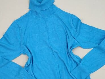 sweter w paski h: Oodji, Golf damski, rozmiar 2XL — 1