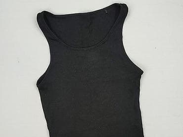 czarne bluzki basic: T-shirt damski, rozmiar S — 1
