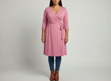 sukienka portfelowa: Sukienka damska, rozmiar XL — 7