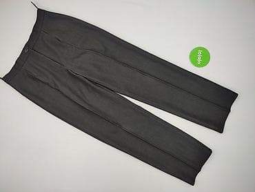 clothes silver: Material trousers for women, size 2XL — 2
