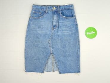 spódniczka dżinsowe z wysokim stanem: Spódnica damska, rozmiar L — 2