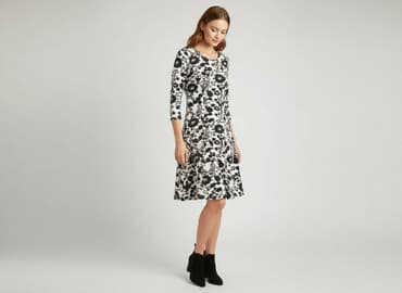 sukienka damska ecru: Sukienka damska, rozmiar S — 1