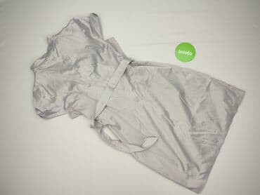 srebrna sukienka h: Sukienka damska, M — 3