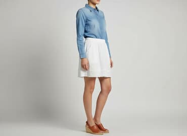 długie spódnice damskie: Spódnica damska, rozmiar S — 5