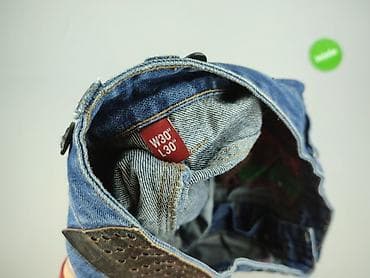 patchworkowe jeansy: Denim Co, Jeansy dla mężczyzn, rozmiar M — 4