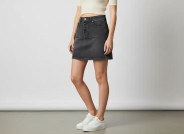 skórzane spódniczki mini: Brandy Melville, Spódnica damska, rozmiar XS — 7