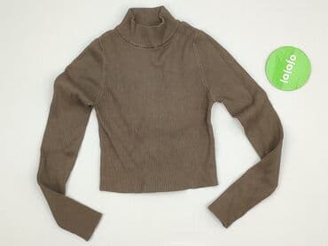 zaciągnięty sweter: PULL&BEAR, Golf damski, rozmiar S — 2
