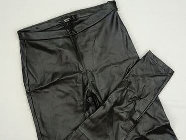 rajstopy z paskiem: Bershka, Legginsy Ze skóry ekologicznej damskie, S — 1