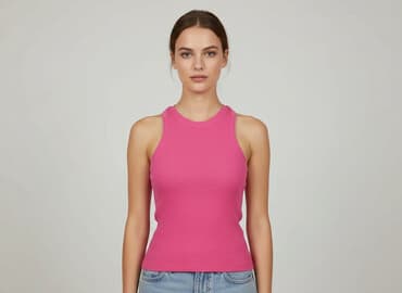 obcisła bluzka na ramiączkach: Bluzka damska, rozmiar S — 1